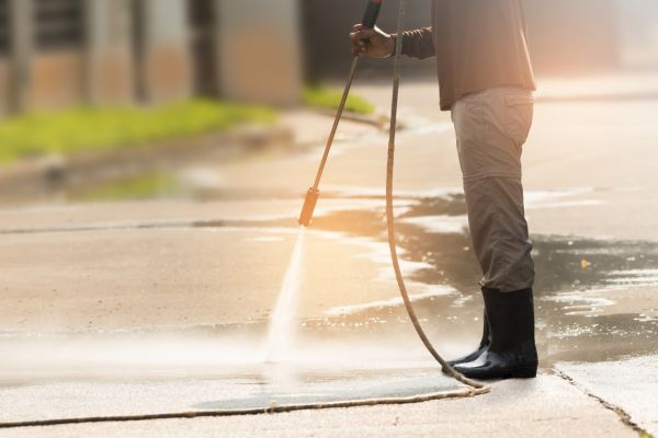 Residential Concrete Cleaning in West Chester