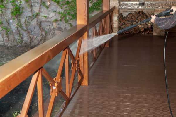 Porch Dirt Removal in West Chester