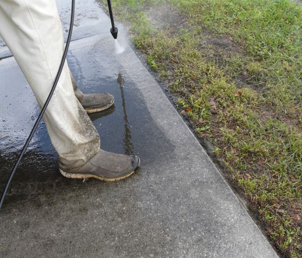 Concrete Slab Powerwashing in West Chester